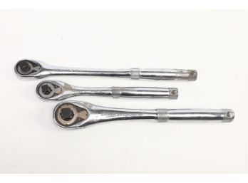 3 Proto Socket Wrenches (1) 5250XL-tT (1)5249XL-TT (1) 5449XL-TT