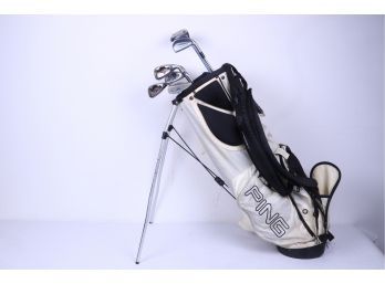 Ping Golf Bag Together With Golf Clubs