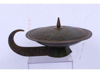 Vintage Midcentury Design Bronze Dish