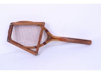 Antique 1890's -1900's Wood Tennis Raquet