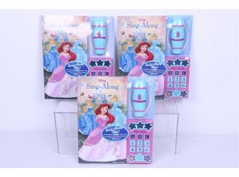 Lot Of 3 New In Package Disney Sing Along Books