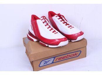 Vintage Reebok XBeam Frenchise  Men's Basketball Sneakers Size 14 Color White/red New In Box