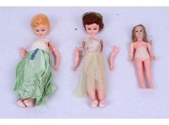 Group 0f Vintage 1960's Dolls