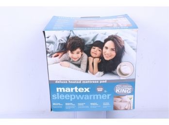 Martex Sleep Warmer Deluxe Heated Mattress Pad  King New In Box