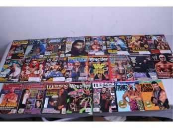 Group Of Wrestling Magazines 1990's To 2000's