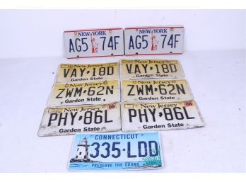Group Of License Plates