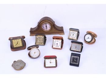 Group Of Vintage Clocks
