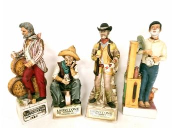 Cyrus Noble And Lionstone Cowboy Decanters