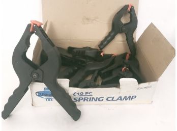 Box Of Spring Clamps, 9 Included