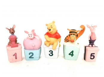 Winnie-the-Pooh And Friends Ceramic Birthday Figures 1-5