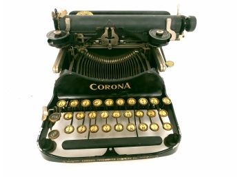Beautiful Antique Corona Folding Typewriter #3