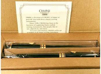 Omni Cross Pen And Pencil Set New In Box