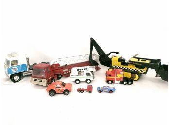Group Of Die Cast And Pressed Steel Trucks,tonka, Buddy L, Nylint