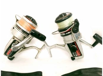 Pair Of Ryobi Fishing Reels, SX4M And SX-4 With Carry Bags