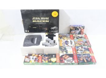Boxed Nintendo 64 Star Wars Edition With 11 Boxed Games