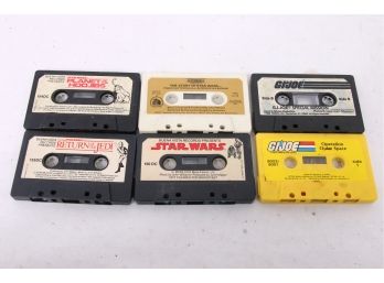 Group Of 6 Vintage Star Wars And G.I JOE Soundtrack Cassettes