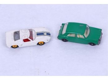 Vintage 1960's Matchbox Cars ' Ford GT And MG 1100 '