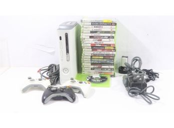 Xbox 360 System Complete With 3 Remotes & 24 Games
