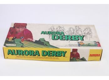 Vintage 1972 Aurora Derby Horse Race Table Top Game
