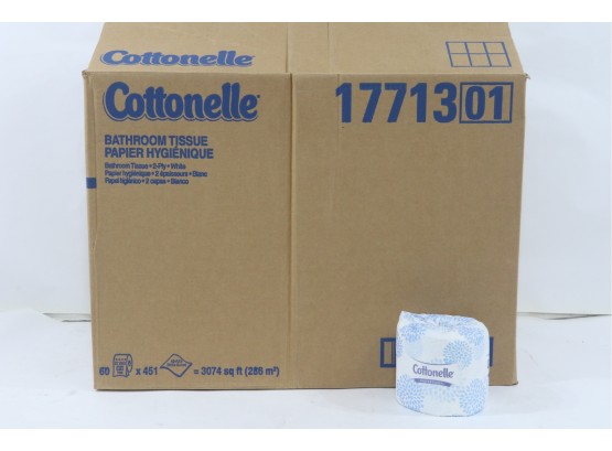 60 Rolls Of Cottonelle Professional Bulk Bathroom Tissue 451/sheets Per Roll