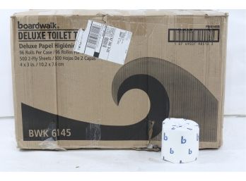 96 Rolls Of Boardwalk BWK 6145 Standard 2-Ply Toilet Paper Rolls.