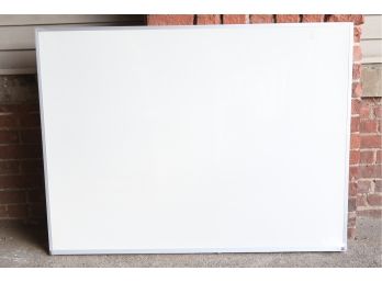 Universal Melamine Dry Erase Board, 48' X 36', Satin-Finished Aluminum Frame