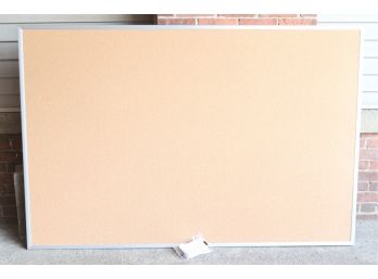 Quartet Classic Cork Bulletin Board, 72' X 48', Silver Aluminum Frame