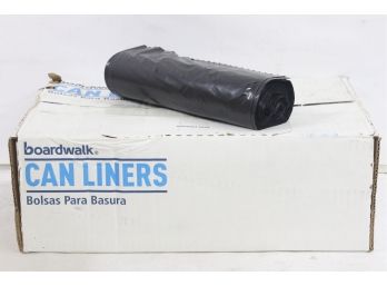 10 Rolls Of  Boardwalk Super Extra-Heavy Grade Can Liners 45 Gal Black
