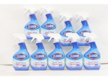 9 Bottles Of Clorox Clean-Up All-Purpose Cleaner, 32 Oz Spray Bottles