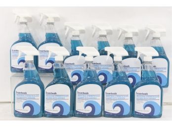 11 Bottles Of Boardwalk Glass Cleaner With Ammonia, 32-oz, Trigger Bottles