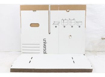 Extra-Strength Storage Box, Letter, 12 X 15 X 10, White, 12/Carton (UNV95225)