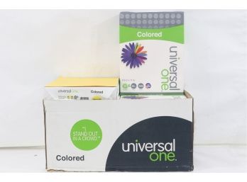 10 Reams Of Universal One Colored Paper, 92 Brightness, 8.5' X 11', Goldenrod, 5,000/Sheets/carton