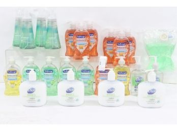 Group Of 25 Anti-bacterial Liquid & Foam Hand Soap. Includes Hand Sanitizers
