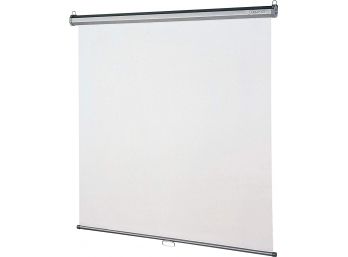Quartet Wall/ceiling Projection Screen - 96' X 96' - Matte White Over 500.00 Retail