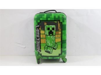 Minecraft Kids' ABS Creeper Hardside Carry On Suitcase