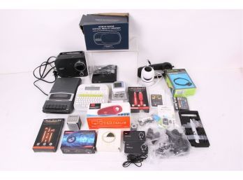 Large Group Of Misc. Household Electronics Including Dash Cams, Radios, Mp3 Players Etc..See Pictures