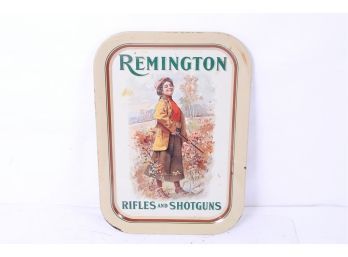 Remington Rifles And Shotguns Tin Tray