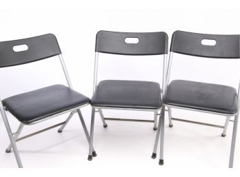 3 Costco Folding Chairs