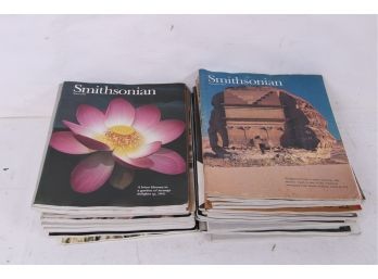 Group Of Vintage Smithsonian Magazines 1980s/90s