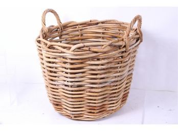 Large Wicker/bamboo Laundry Storage Basket