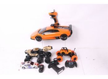 Group Of Remote Control Trucks And Cars