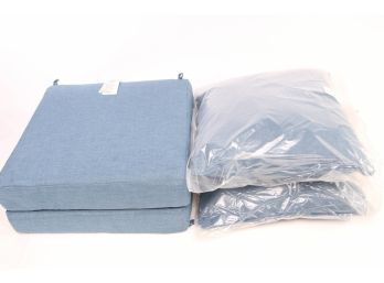 2 Sets Of Deep Seat Outdoor Cushion Set Denim Blue - Arden Selections