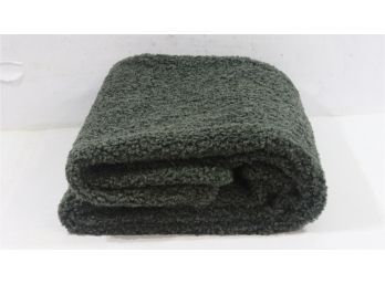 Hunter Green Crochet Knit Throw Blanket 50'X60' - Threshold