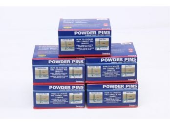 5 Boxes Of 2 1/2' Powder Pins - New - Approximately 500 Pcs