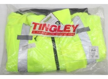 Tingley - 8 Pocket Bomber Lime Jacket - Class 3 Large - NEW