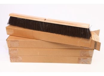 4 - 30' Synthetic Palmyra Floor Brushes - New