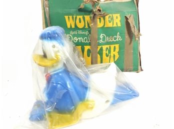 Extremely Rare Vintage Disney Wonder Rocker Donald Duck Ride On Toy New In Box