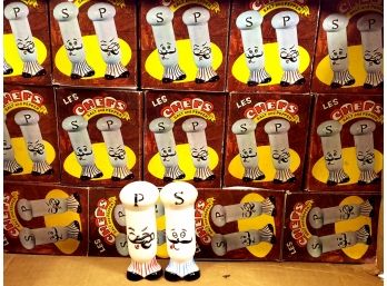 Full Case About 120 Les Chef Salt And Pepper Shakers