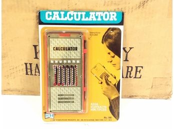 Case Of Over 50 Vintage Calculator Toys