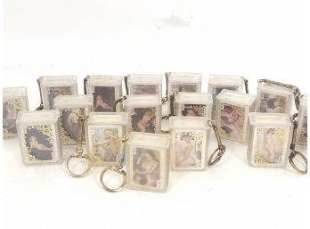 18 Miniature Nude Playing Cards Keychains